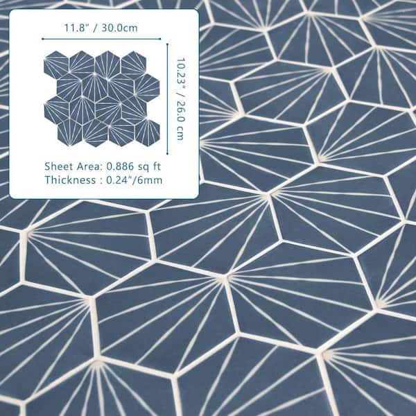 Pañuelo hexagonal Graphic Tile Mosaic S00 - Accesorios M79015