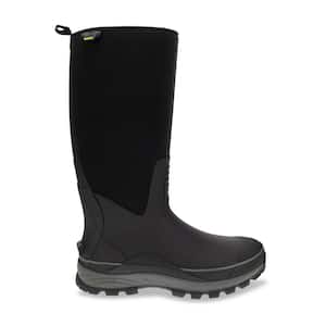 Men's Frontier Tall 15 in. Waterproof Neoprene Rubber Boots - Black Size-10