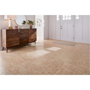 Catalina 12 in. x 12 in. Canyon Noce Glazed Porcelain Floor and Wall Tile Sample