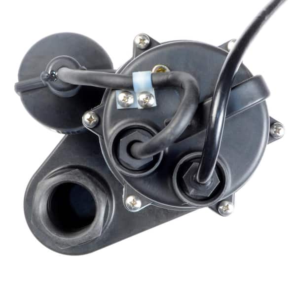 Everbilt - 1/4 HP Aluminum Submersible Sump Pump Tether Switch