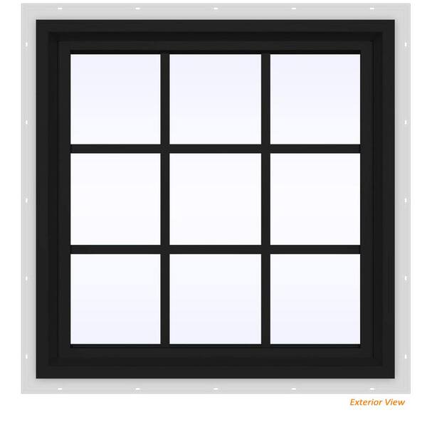 JELD-WEN 36 in. x 24 in. V-4500 Series Bronze FiniShield Vinyl