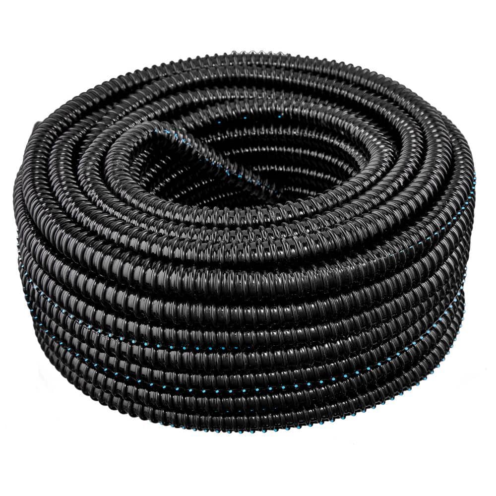 1-1/2 in. Dia. x 100 ft. Black Flexible Corrugated PVC Split Tubing and Convoluted Wire Loom price history on PriceWatchPro