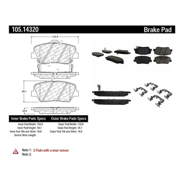 Centric Parts Disc Brake Pad Set