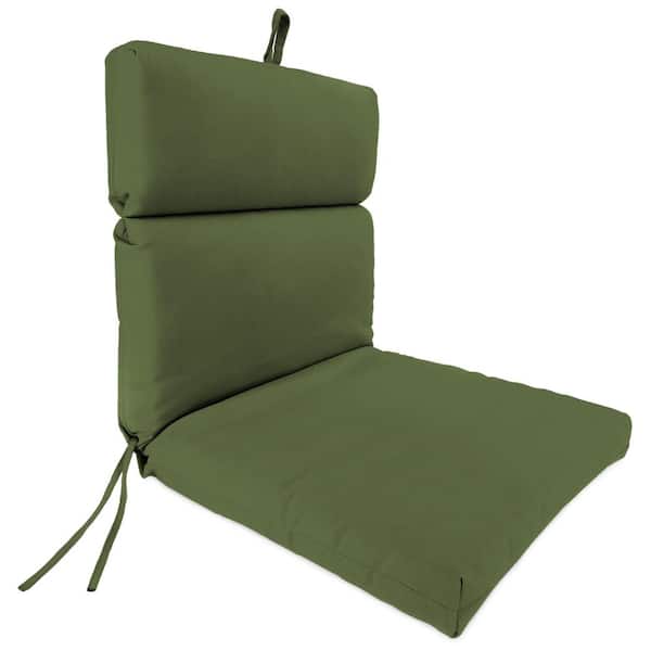 Jordan Manufacturing 44 in. L x 22 in. W x 4 in. T Outdoor Chair Cushion in Veranda Hunter