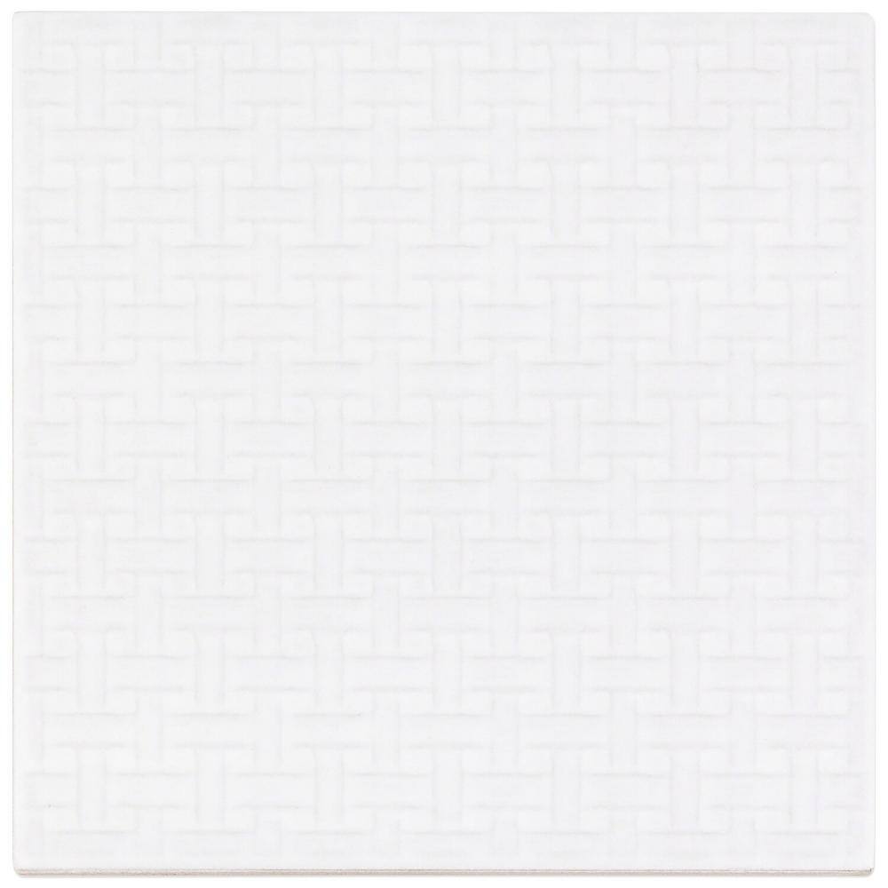 Eldorado White 6x6 Matte Porcelain Wall and Floor Tile