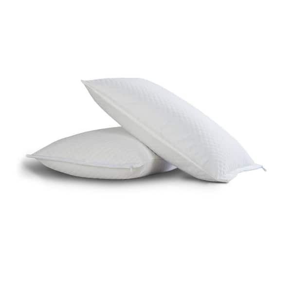 ALL-IN-ONE Comfort Top Polyester Bed Bug Blocker Standard/Queen Pillow Protectors (Set of 2)