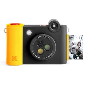 Smile+ Wireless 2x3 Digital Instant Print Camera with Effect Lenses, Black