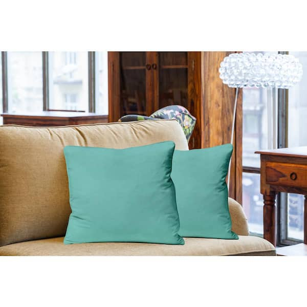 Large Throw Pillows, Teal Aqua Gray and Turquoise Blue Couch Pillows Set, Bed  Decor Pillow, or Blue Lumbar Pillow Covers for Sofa Cushions 