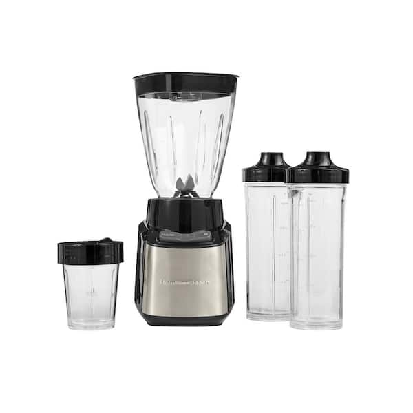 Hamilton Beach Smoothie Blender with 2 Travel Jars and 2 Lids