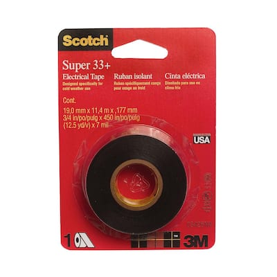 3M Scotch 3/4 in. x 15 ft. 2242 Electrical Splicing Tape-6165-BA-10