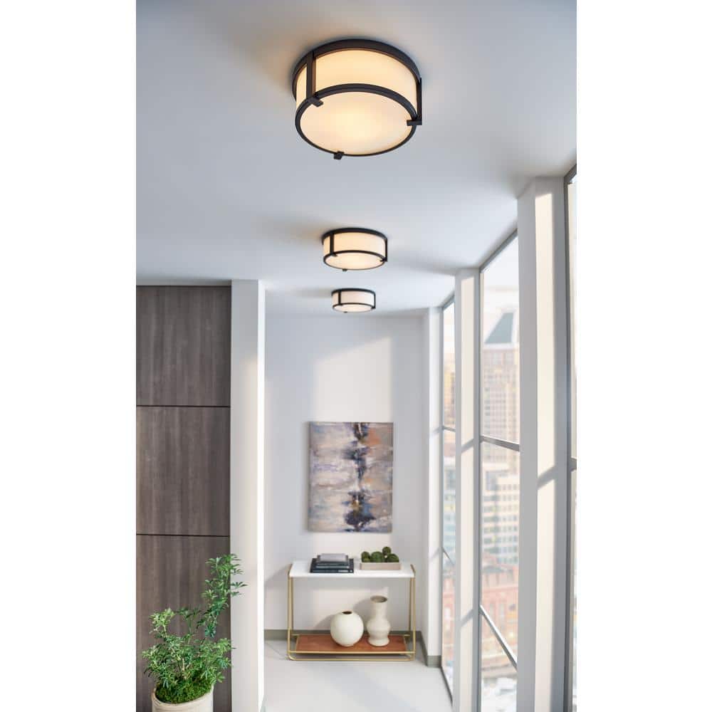 Lowell 24.0 in. 4-Light Black Flush Mount price history on PriceWatchPro