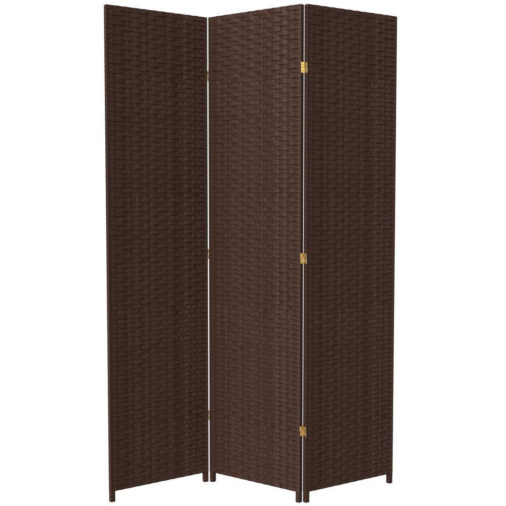 7 ft. Dark Mocha 3-Panel Room Divider price history on PriceWatchPro