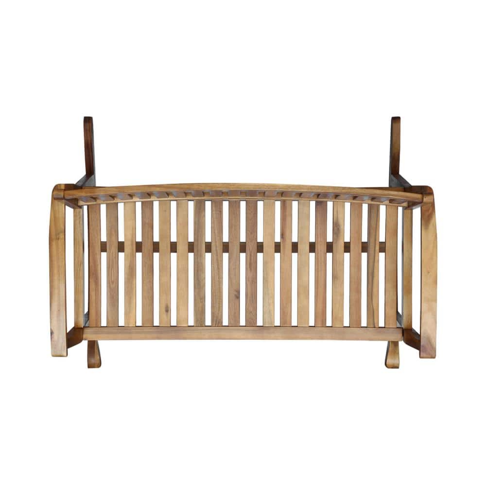 Wood Outdoor Rocking Chair Sit For 2 price history on PriceWatchPro