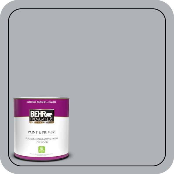 BEHR PREMIUM PLUS 1 qt. #N510-3 Stargazer Eggshell Enamel Low Odor Interior Paint & Primer