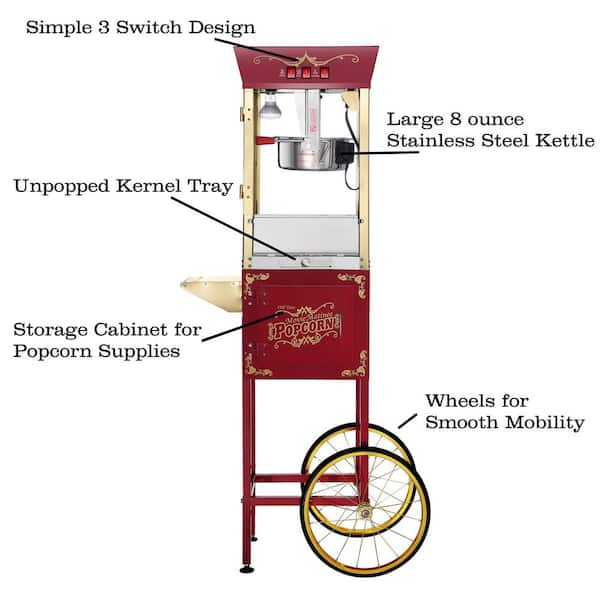 Popcorn Machine ($60/day) – Detroit Metro Ice Cream