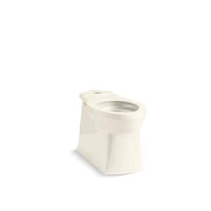 Corbelle 16.5 in. Skirted Elongated Toilet Bowl Only in Biscuit