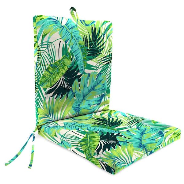 Jordan Manufacturing 44 in. L x 21 in. W x 3.5 in. T Rectangular Outdoor Dining Chair Cushion in Kadir Iceberg