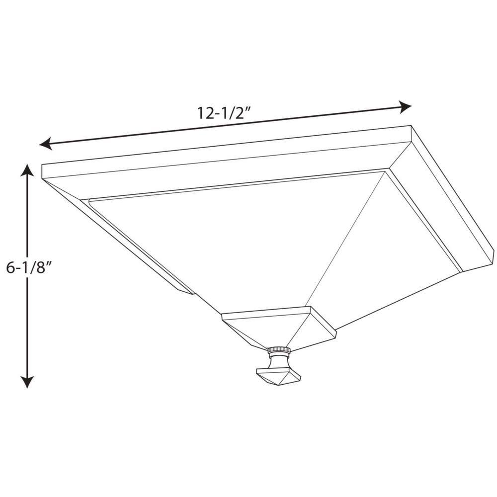 Clifton Heights Brushed Nickel Flush Mount with Etched Glass Shade