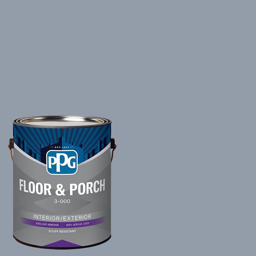 PPG 1 gal. PPG1020 Coast of Maine Satin Interior/Exterior Floor and
