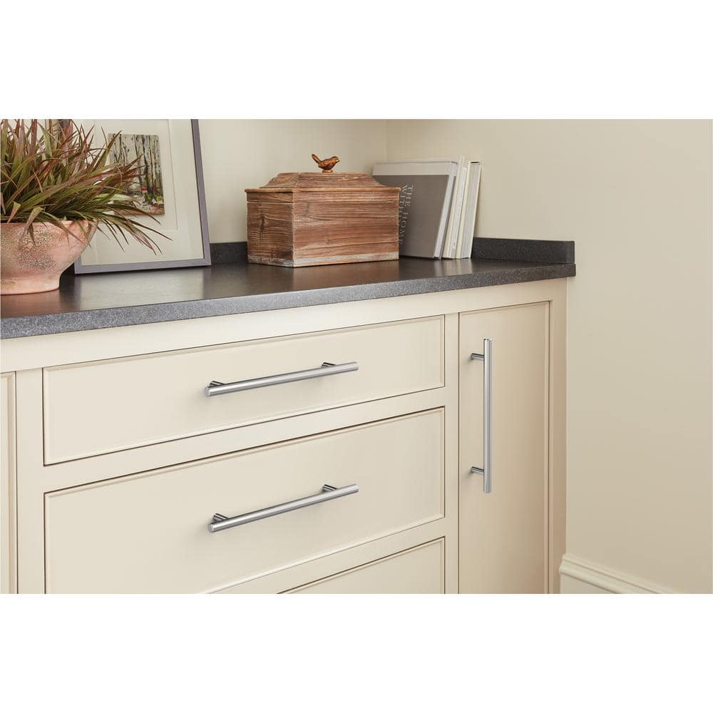 Polished Chrome 7" Bar Cabinet Pull with Mounting Hardware