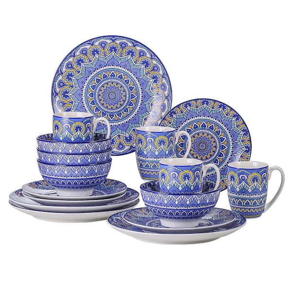 Vancasso Porcelain China Dinnerware Set - Service for 2
