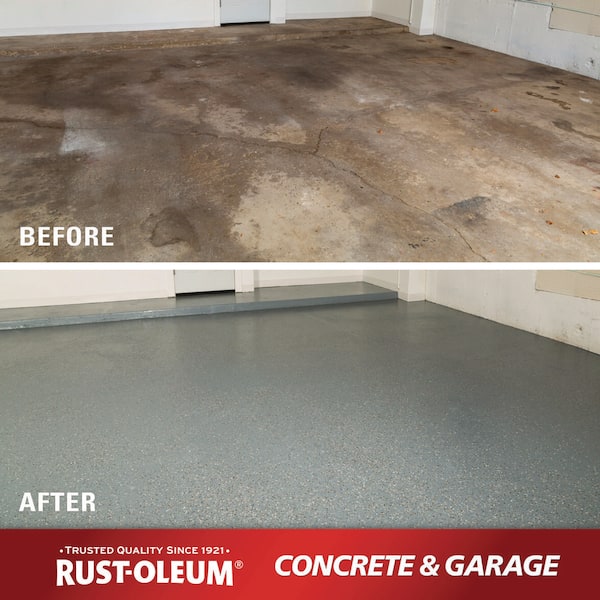Rust-Oleum 225380 Concrete Floor Paint, Battleship Gray