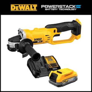 20-Volt MAX Cordless 4-1/2 in. to 5 in. Grinder (Tool Only) with 20-Volt MAX POWERSTACK Compact Battery Starter Kit