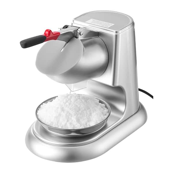Ice Crusher Machine for Home Use, 220 lbs. /hr, 4-Blade 300W Shaver, 3520 oz. Stainless Steel Snow Cone Machine