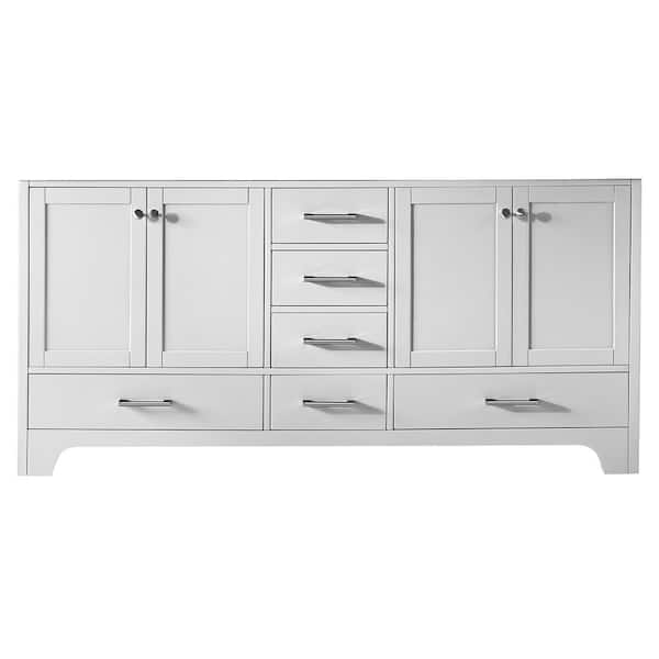 Exclusive Heritage Clariette 71.2 in. W x 21.7 in. D x 33.5 in. H Bath Vanity Cabinet Only in White