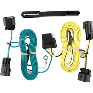 Custom Vehicle-Trailer Wiring Harness, 4-Way Flat, Select Buick Enclave, Chevrolet Malibu, Traverse, Quick T-Connector