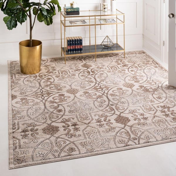 Rushmore Washington Dark Beige 8' 0 x 8' 0 Square Rug