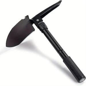 10.23 in. Foldable Camping Shovel for Entrenching, Digging, and Cleaning
