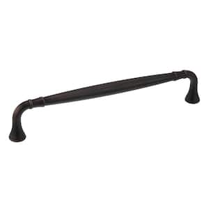 Candiac Collection 7 9/16 in. (192 mm) Brushed Oil-Rubbed Bronze Traditional Curved Cabinet Bar Pull