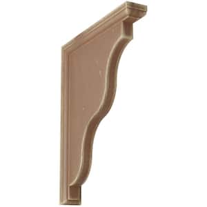 1-1/2 in. x 11 in. x 9 in. Weathered Brown Hamilton Traditional Wood Vintage Decor Bracket