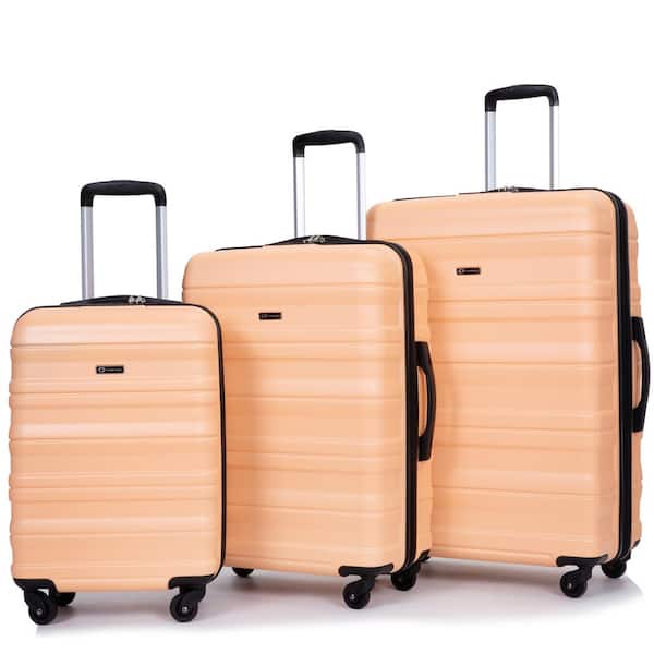 Unbranded Expandable 3-Piece Luggage Sets with 2-Hooks (21/25/29)