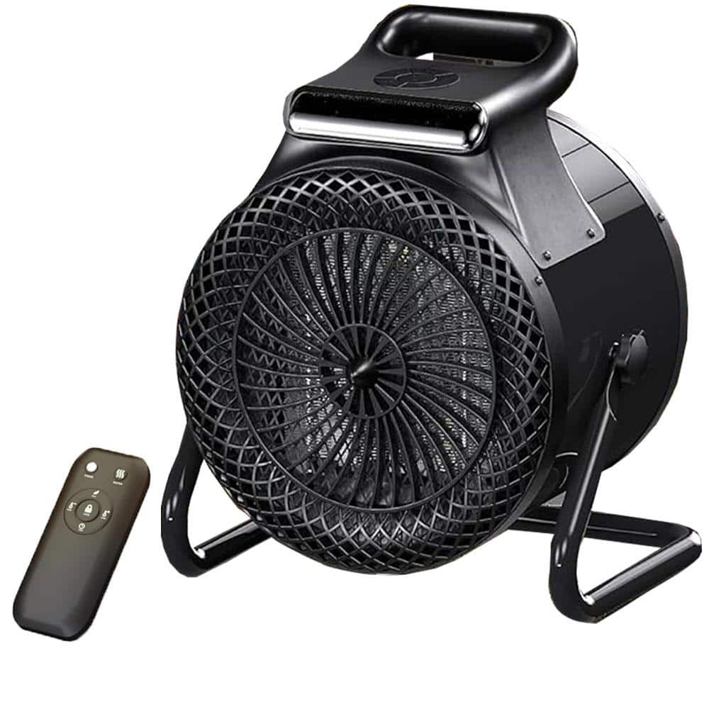 1500-Watt Electric Forced Air Outdoor Greenhouse Ceramic Heater w/ 3 modes 