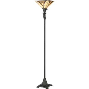 Asheville 70.5 in. Valiant Bronze Tiffany Floor Lamp