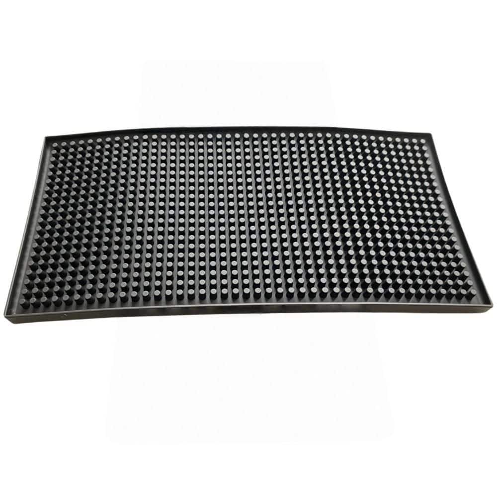 6 in. x 12 in. Rubber Bar Mat for Home Bar, Kitchen Countertop, and Bartending Accessories, Black (1-Pack) price history on PriceWatchPro