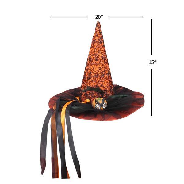 Fabric witch hot sale hat