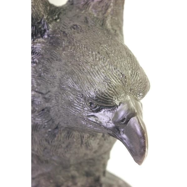 Emsco 32 in. H Plastic Resin Natural Bronze Eagle Statue