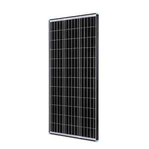 100-Watt 12-Volt Monocrystalline Black Frame Solar Panel with High Efficiency for RV Battery Boat Caravan Solar System