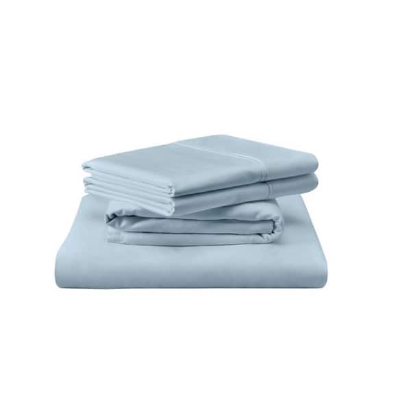 TEMPUR-PEDIC TEMPUR Luxe Egyptian Cotton Sleepy Blue Full Sheet Set