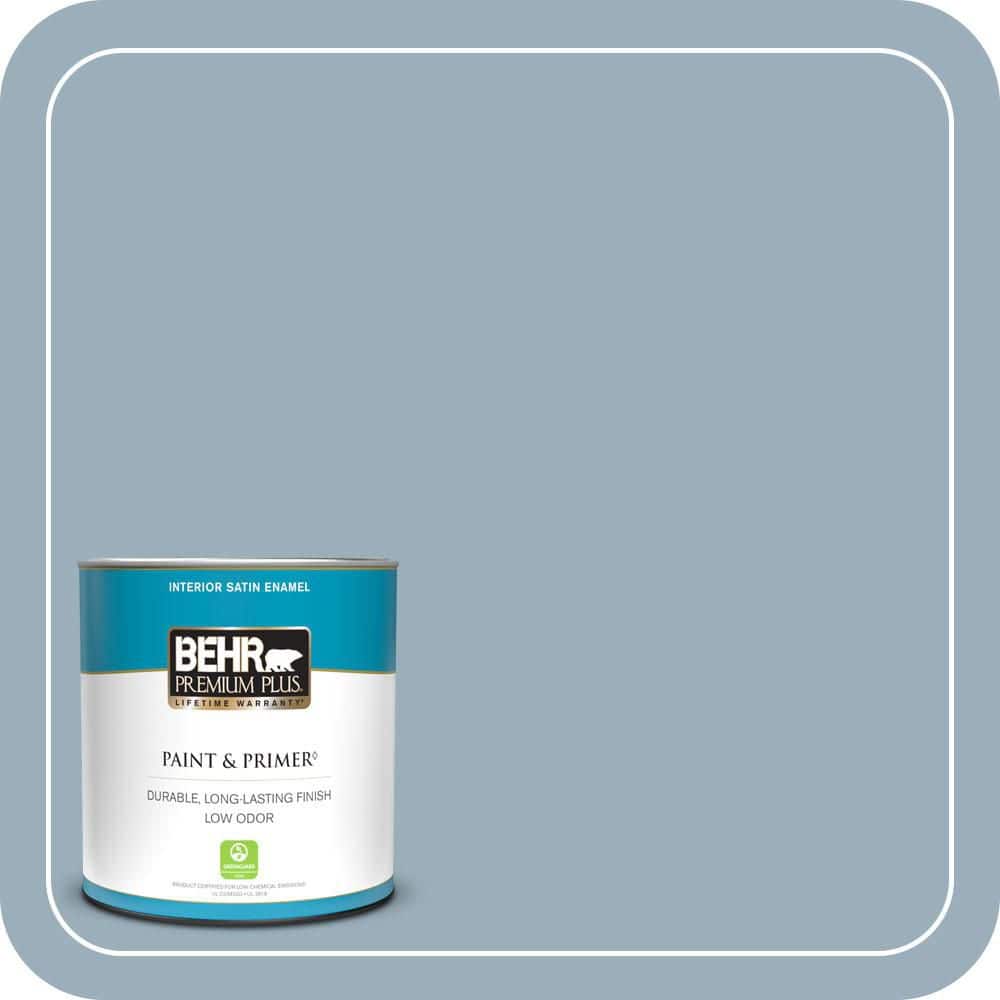 1 qt. #HDC-CT-24 Rainy Sidewalk Satin Enamel Low Odor Interior Paint & Primer price history on PriceWatchPro