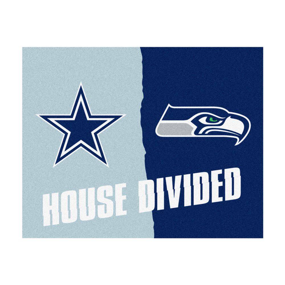 Fanmats Dallas Cowboys/Washington Redskins NFL House Divided