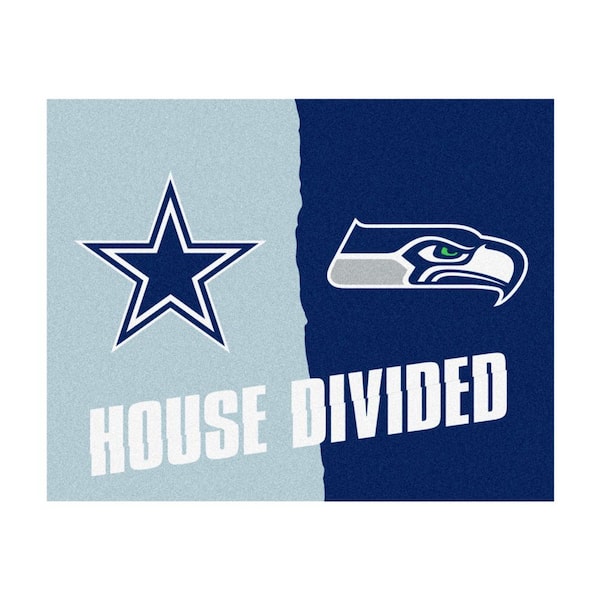 NFL Steelers / Browns House Divided Rug