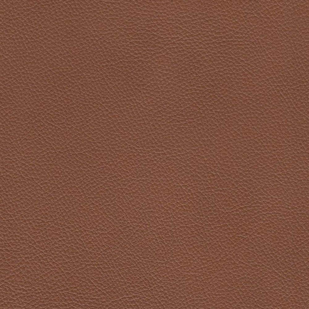 Cognac Genuine Leather Zero Gravity Recliner with Wood Frame