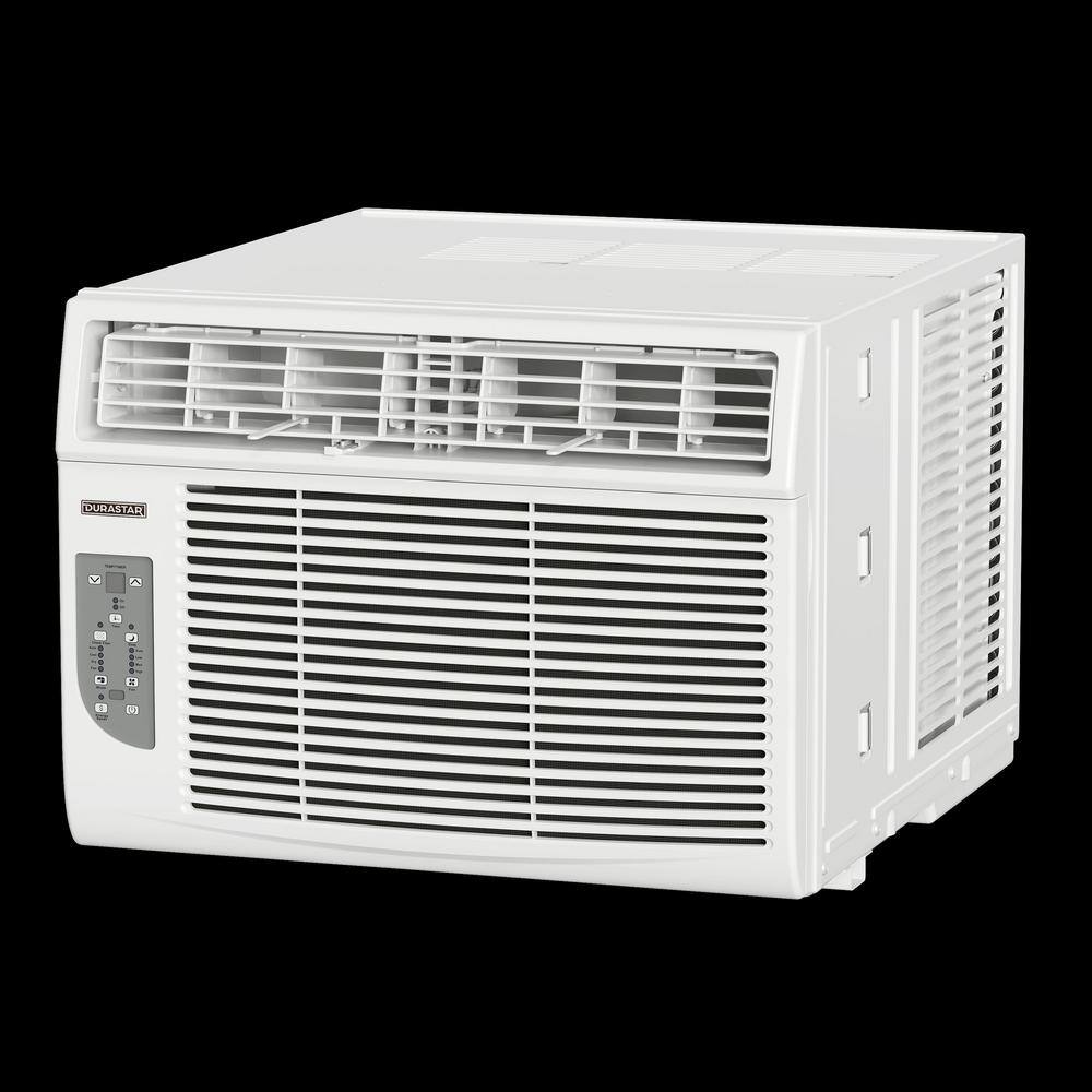 Durastar 10,000 BTU White Window Air Conditioner with Remote Control