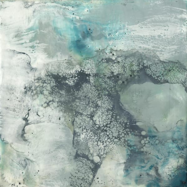 GIANT ART 72 in. x 72 in. "Sea Lace I" by Jennifer Goldberger Wall Art