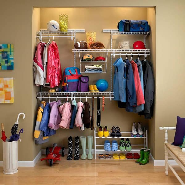 Hoping to get your closet floor back? Just use tension rods