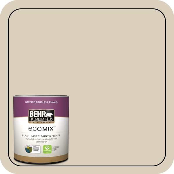 BEHR PREMIUM PLUS 1 qt. #MQ3-15 Bell Tower Eggshell Enamel EcoMix Plant ...